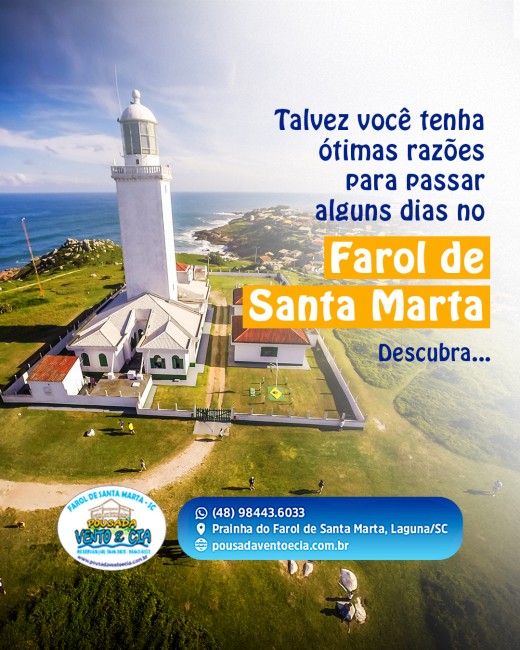 Talvez você tenha ótimas razões para passar alguns dias no Farol de Santa Marta. Descubra...