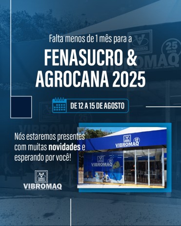 lembrar da fenasucro que falta menos de um mês estaremos presentes !