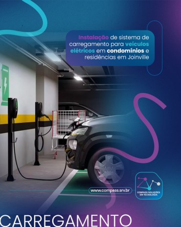 Instalação de sistema de carregamento para veículos elétricos em condomínios e residências em Joinville