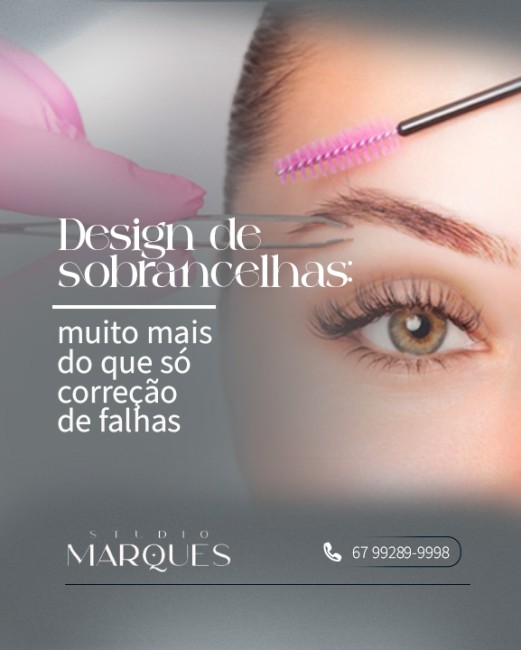 Design de sobrancelhas: muito mais do que só correção de falhas