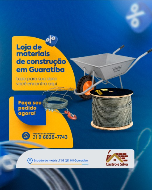 Loja de materiais de construção em Guaratiba -