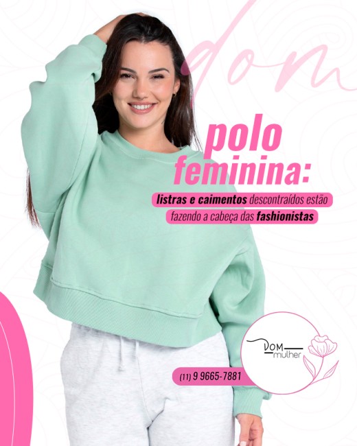 Polo feminina: listras e caimentos descontraídos estão fazendo a cabeça das fashionistas