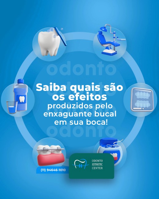 Saiba quais são os efeitos produzidos pelo enxaguante bucal em sua boca