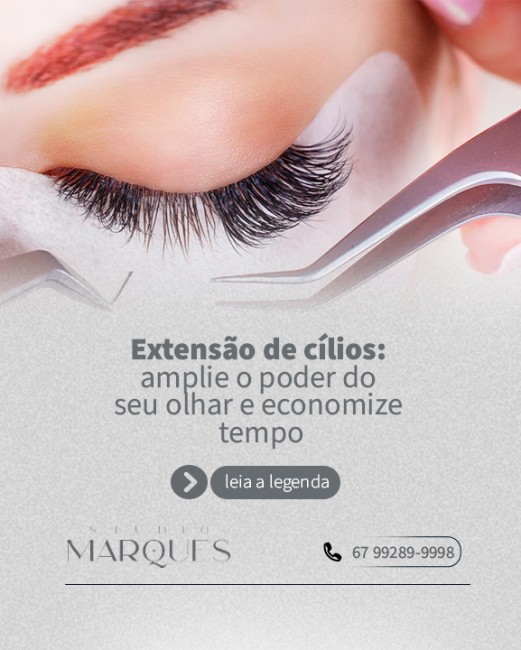 Extensão de cílios: amplie o poder do seu olhar e economize tempo