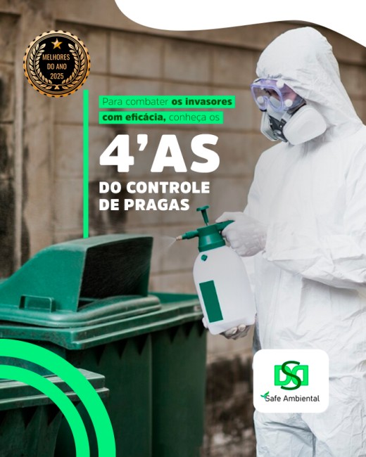 Para combater os invasores com eficácia, conheça os 4 A’s do controle de pragas