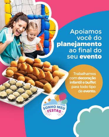 Apoiamos você do planejamento ao final do seu evento