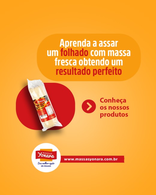 Aprenda a assar um folhado com massa fresca obtendo um resultado perfeito