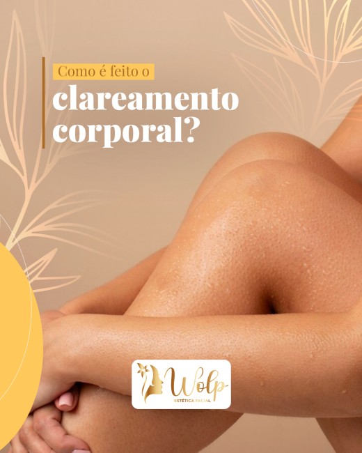 Como é feito o clareamento corporal?