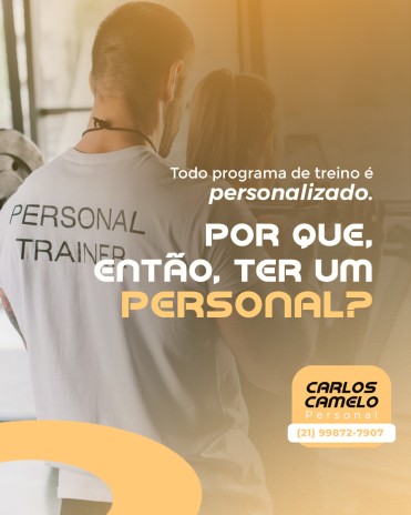 Todo programa de treino é personalizado. Por que, então, ter um personal?