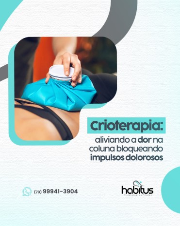Crioterapia: aliviando a dor na coluna bloqueando impulsos dolorosos