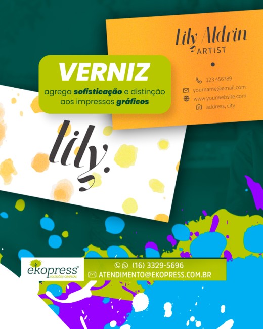 Verniz agrega sofisticação e distinção aos impressos gráficos