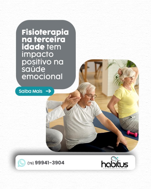 Fisioterapia na terceira idade tem impacto positivo na saúde emocional
