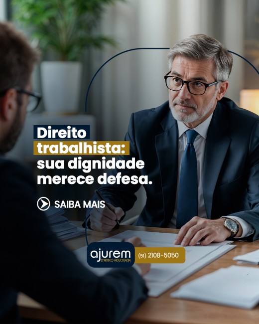 Direito trabalhista: sua dignidade merece defesa.