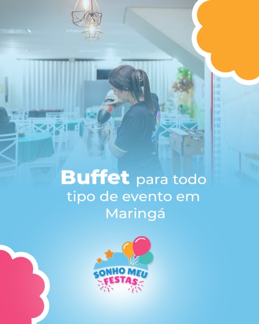 Buffet para todo tipo de evento em Maringá