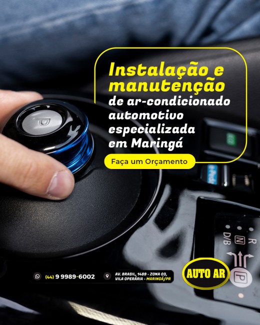 Instalação e manutenção de ar-condicionado automotivo especializada em Maringá