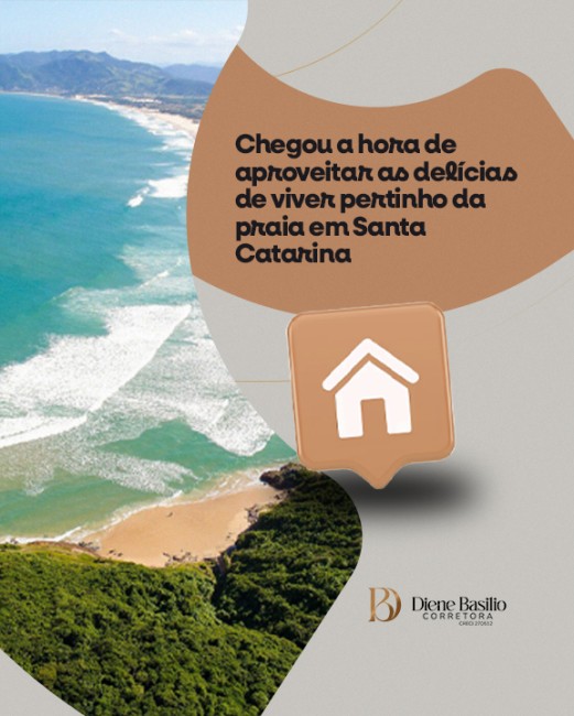 Chegou a hora de aproveitar as delícias de viver pertinho da praia em Santa Catarina