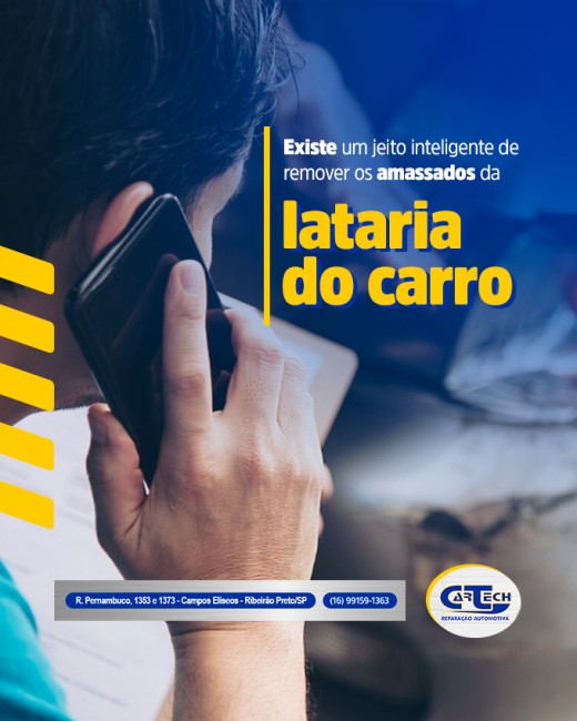 Existe um jeito inteligente de remover os amassados da lataria do carro