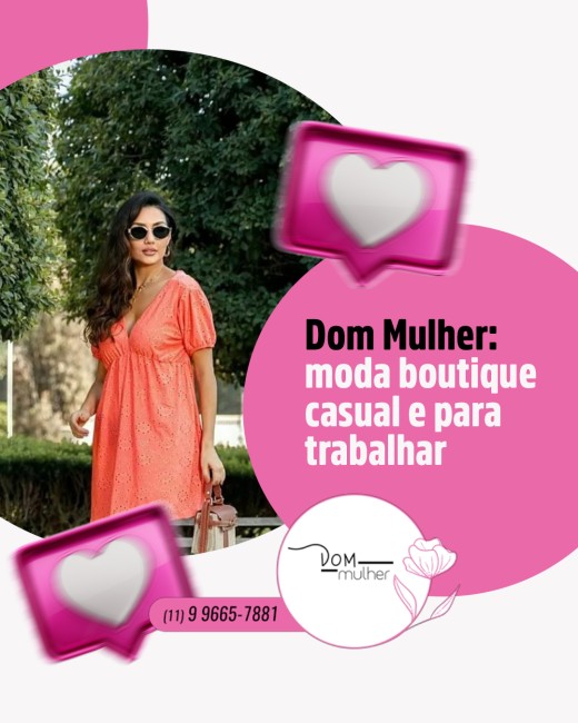 Dom Mulher: moda boutique casual e para trabalhar