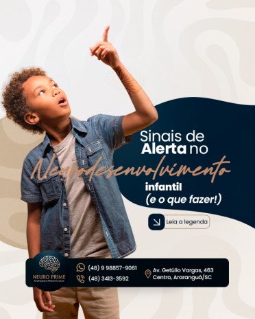 Sinais de Alerta no Neurodesenvolvimento Infantil