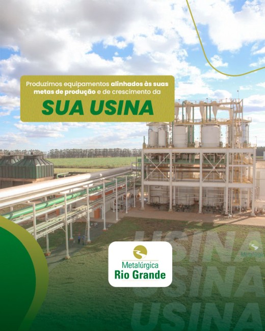 Produzimos equipamentos alinhados às suas metas de produção e de crescimento da sua usina