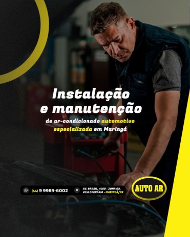 Instalação e manutenção de ar-condicionado automotivo especializada em Maringá