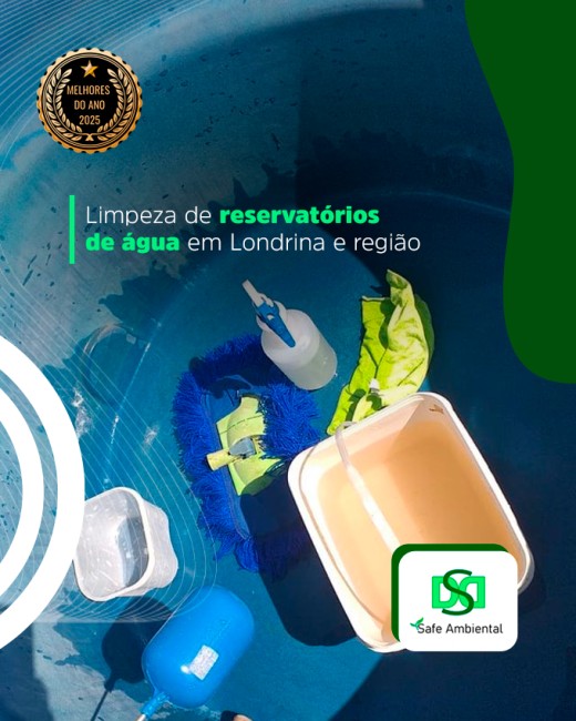 Limpeza de reservatórios de água em Londrina e região