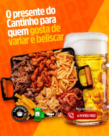 O presente do Cantinho para quem gosta de variar e beliscar