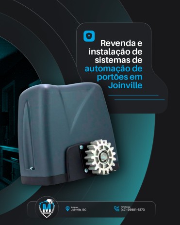 Revenda e instalação de sistemas de automação de portões em Joinville