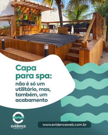 Capa para spa: não é só um utilitário, mas, também, um acabamento