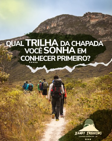 Qual trilha da Chapada você sonha em conhecer primeiro?