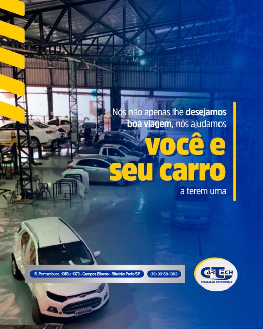 Nós não apenas lhe desejamos boa viagem, nós ajudamos você e seu carro a terem uma