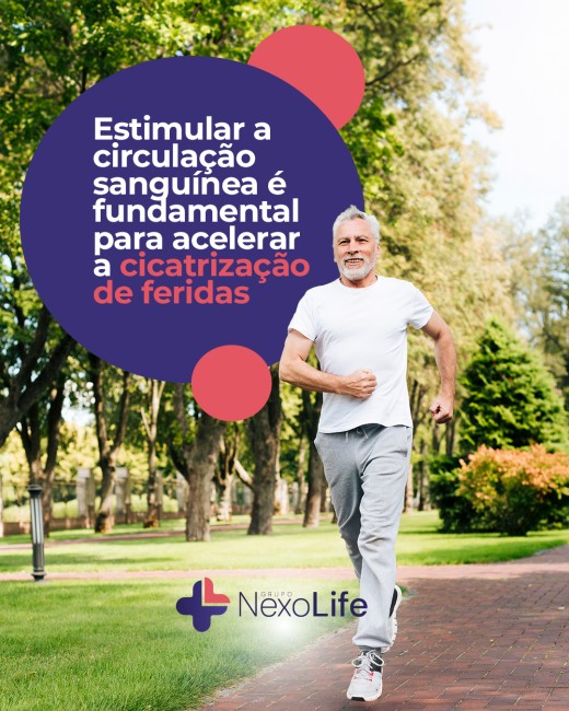 Estimular a circulação sanguínea é fundamental para acelerar a cicatrização de feridas