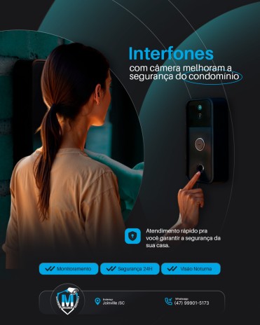 Interfones com câmera melhoram a segurança do condomínio
