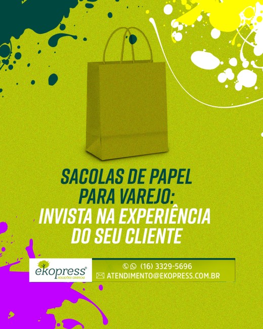Sacolas de papel para varejo: invista na experiência do seu cliente