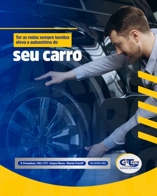 Ter as rodas sempre bonitas eleva a autoestima do seu carro