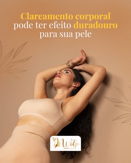 Clareamento corporal pode ter efeito duradouro para sua pele