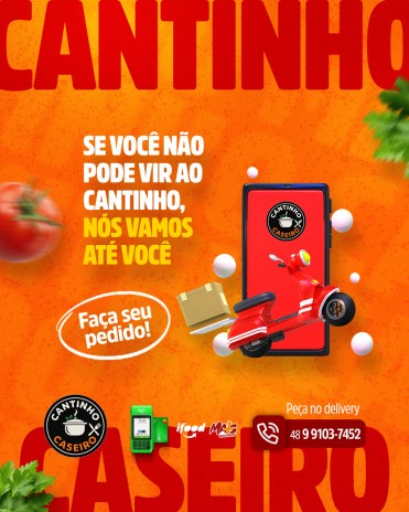 Se você não pode vir ao Cantinho, nós vamos até você