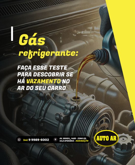 Gás refrigerante: faça esse teste para descobrir se há vazamento no ar do seu carro