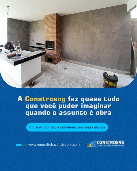 A Constroeng faz quase tudo que você puder imaginar quando o assunto é obra