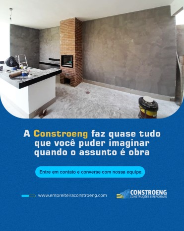 A Constroeng faz quase tudo que você puder imaginar quando o assunto é obra