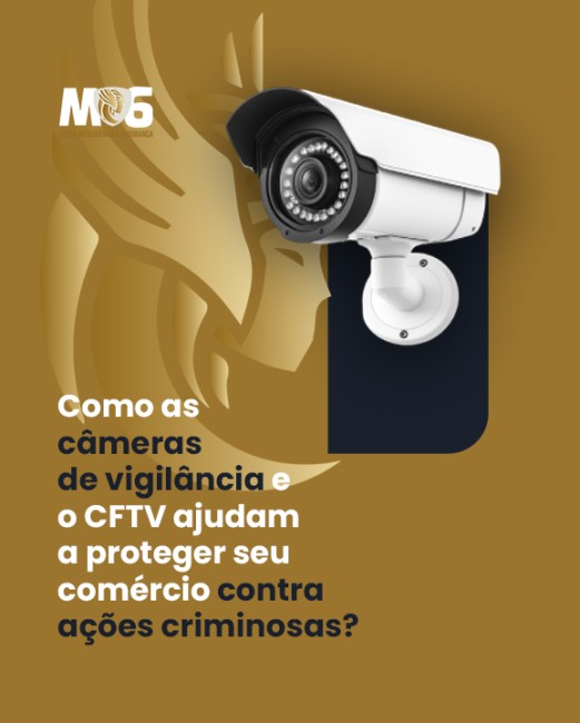 Como as câmeras de vigilância e o CFTV ajudam a proteger seu comércio contra ações criminosas?