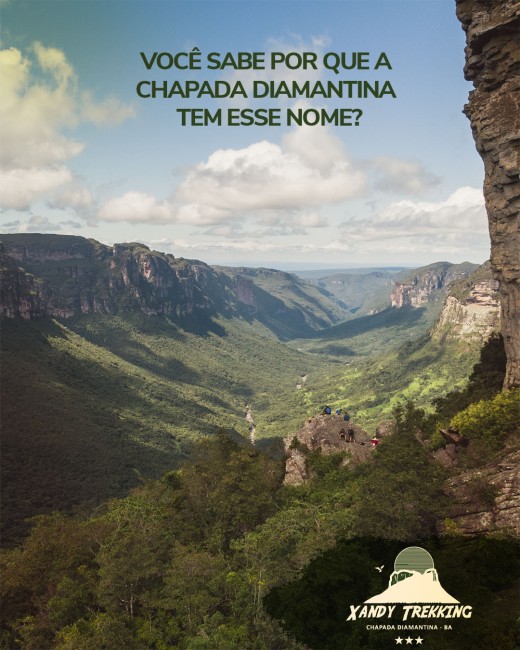 Você sabe por que a Chapada Diamantina tem esse nome?