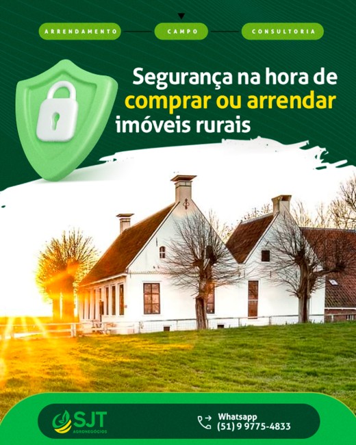 SJT: segurança na hora de comprar ou arrendar imóveis rurais
