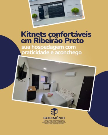 Kitnets confortáveis em Ribeirão Preto – sua hospedagem com praticidade e aconchego