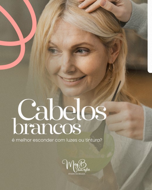Cabelos brancos: é melhor esconder com luzes ou tintura?