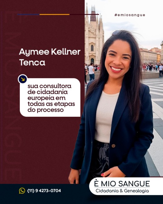 Aymee Kellner Tenca: sua consultora de cidadania europeia em todas as etapas do processo