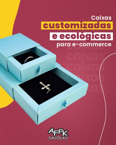 Caixas customizadas e ecológicas para e-commerce