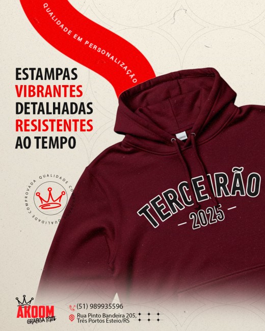 Estampas vibrantes, detalhadas e resistentes ao tempo