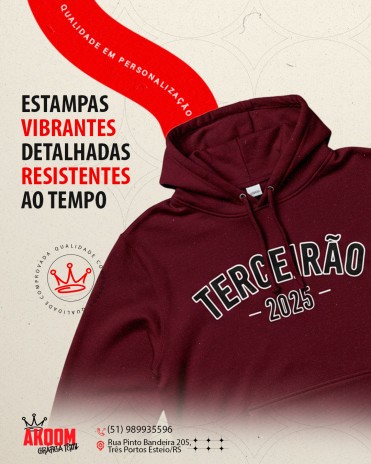 Estampas vibrantes, detalhadas e resistentes ao tempo