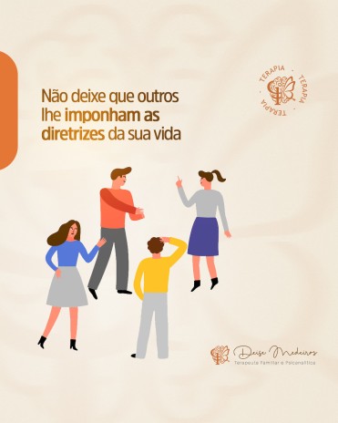 Não deixe que outros lhe imponham as diretrizes da sua vida